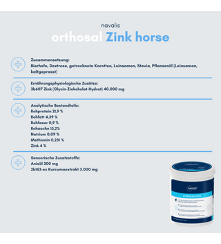 navalis orthosal Zink horse 750 g