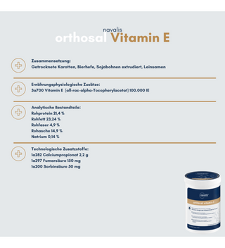navalis orthosal Vitamin E horse 750 g