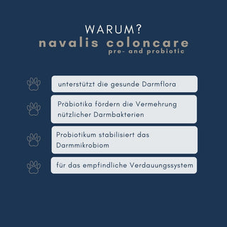warum navalis coloncare pre and probiotic dog